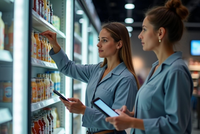Promotoras Visagio RH em atendimento no PDV